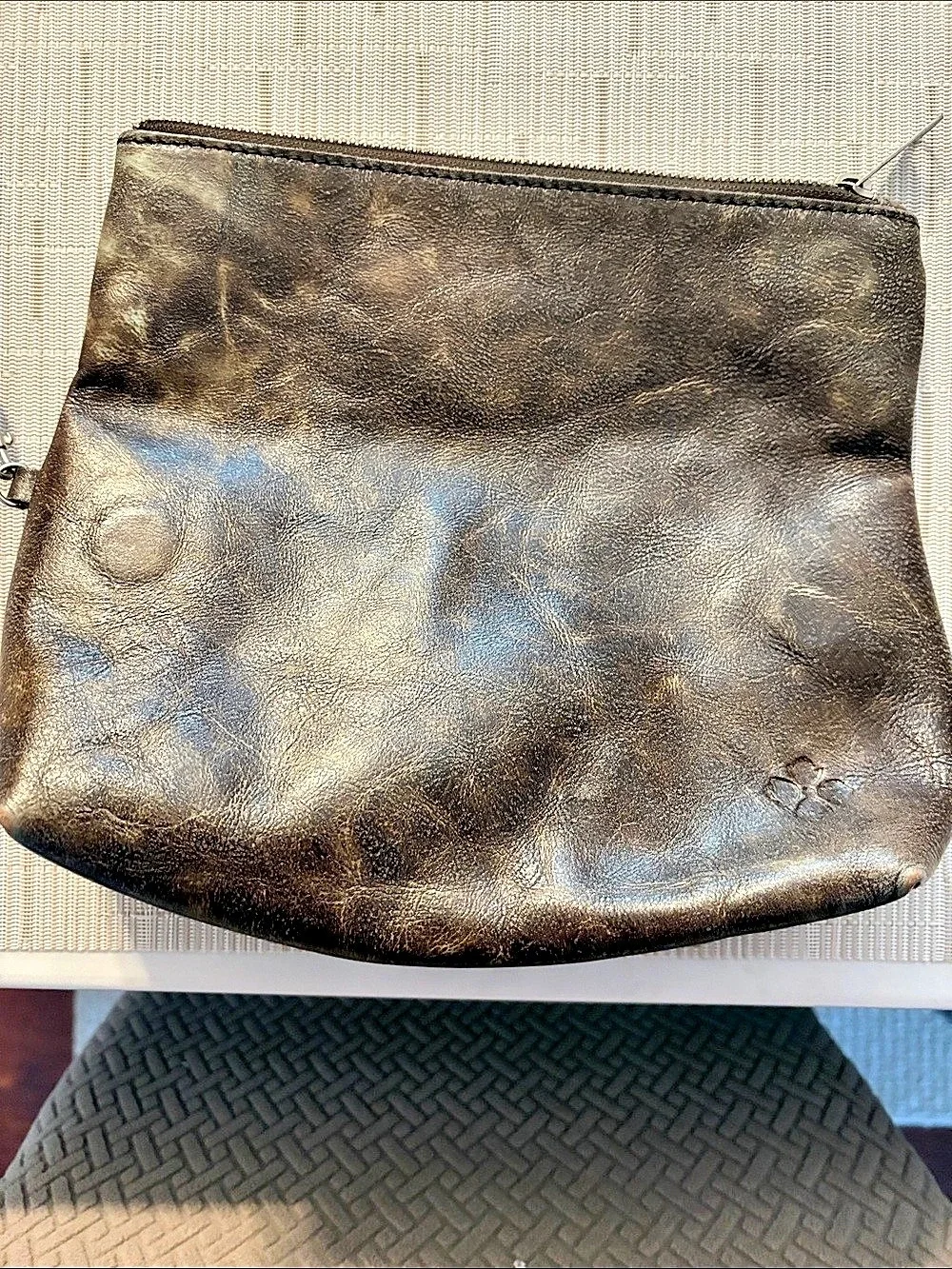 Patricia Nash Cassini Wristlet in Brown & Turquoise